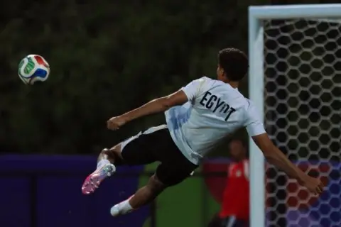  شاهد بالصور.. كيف يستعد منتخب مصر لمواجهة إيران؟ 